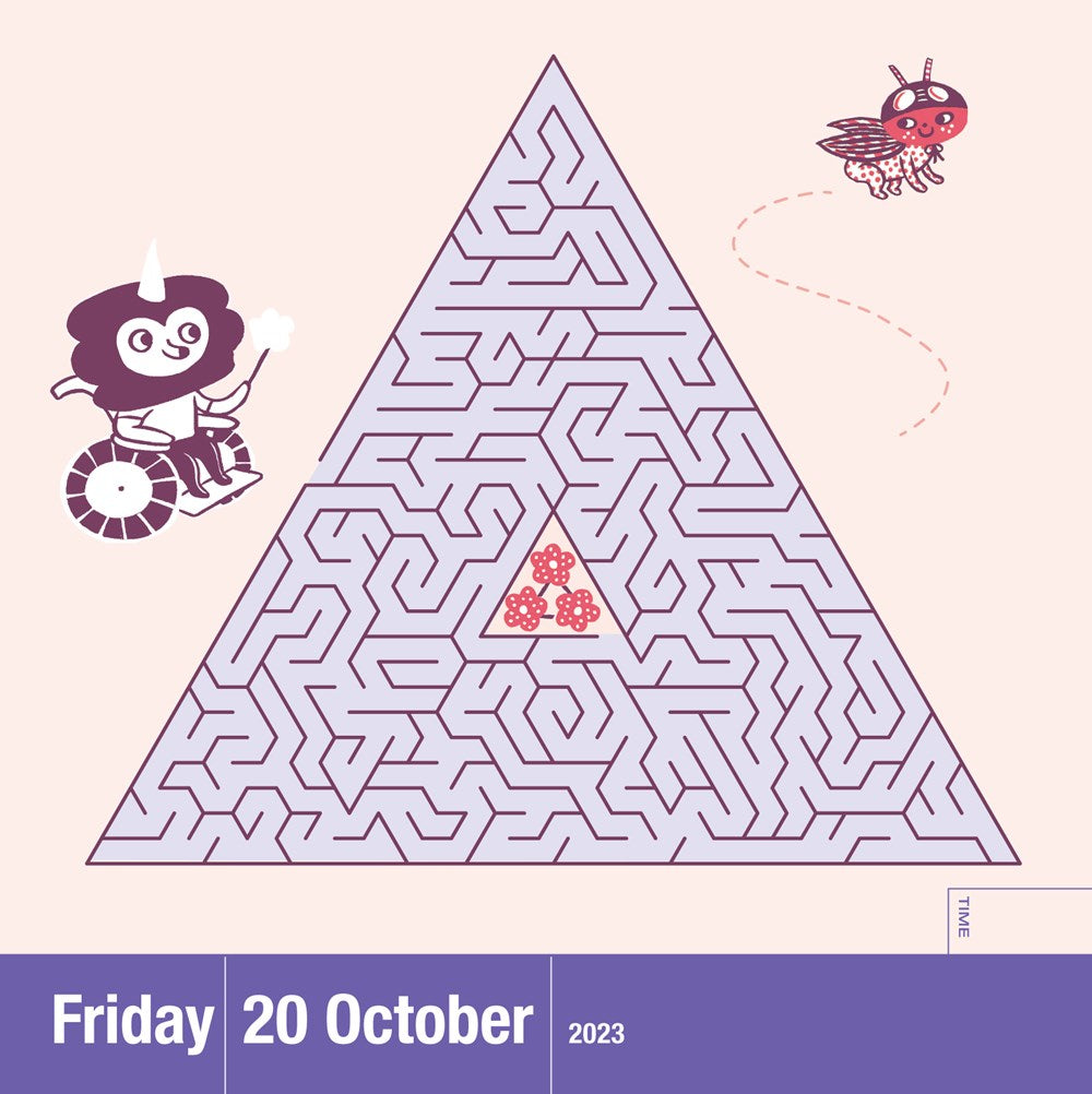 Maze-A-Day Page-A-Day Calendar 2023