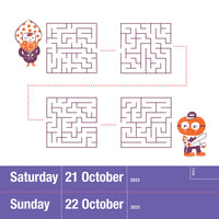 Maze-A-Day Page-A-Day Calendar 2023