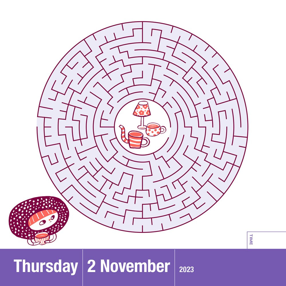 Maze-A-Day Page-A-Day Calendar 2023