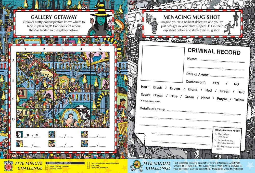 Where's Waldo? The Boredom Buster Book: 5-Minute Challenges