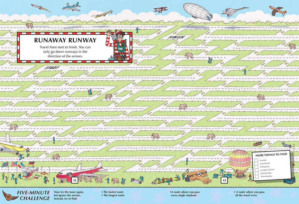 Where's Waldo? The Boredom Buster Book: 5-Minute Challenges