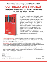 Quitting: A Life Strategy