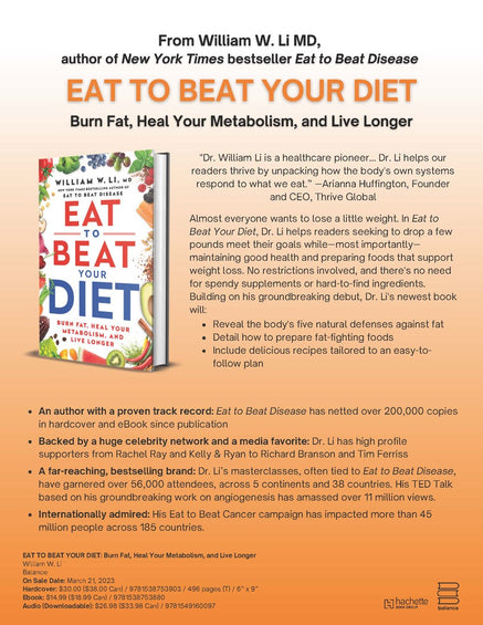 Eat to Beat Your Diet: Burn Fat, Heal Your Metabolism, and Live Longer