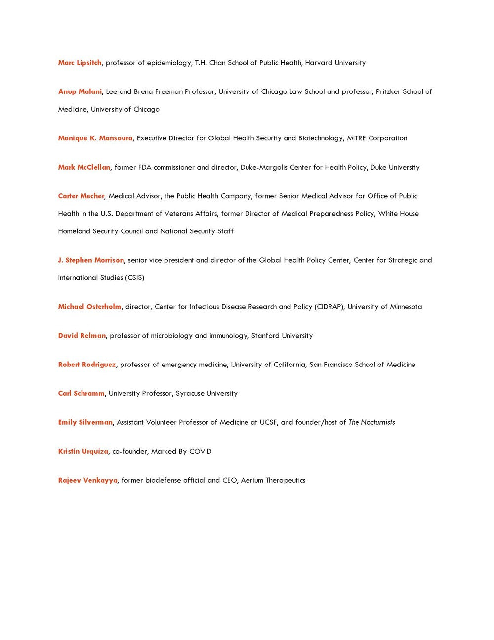 Lessons from the Covid War