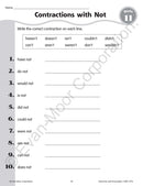 Grammar & Punctuation, Grade 2 Teacher Resource