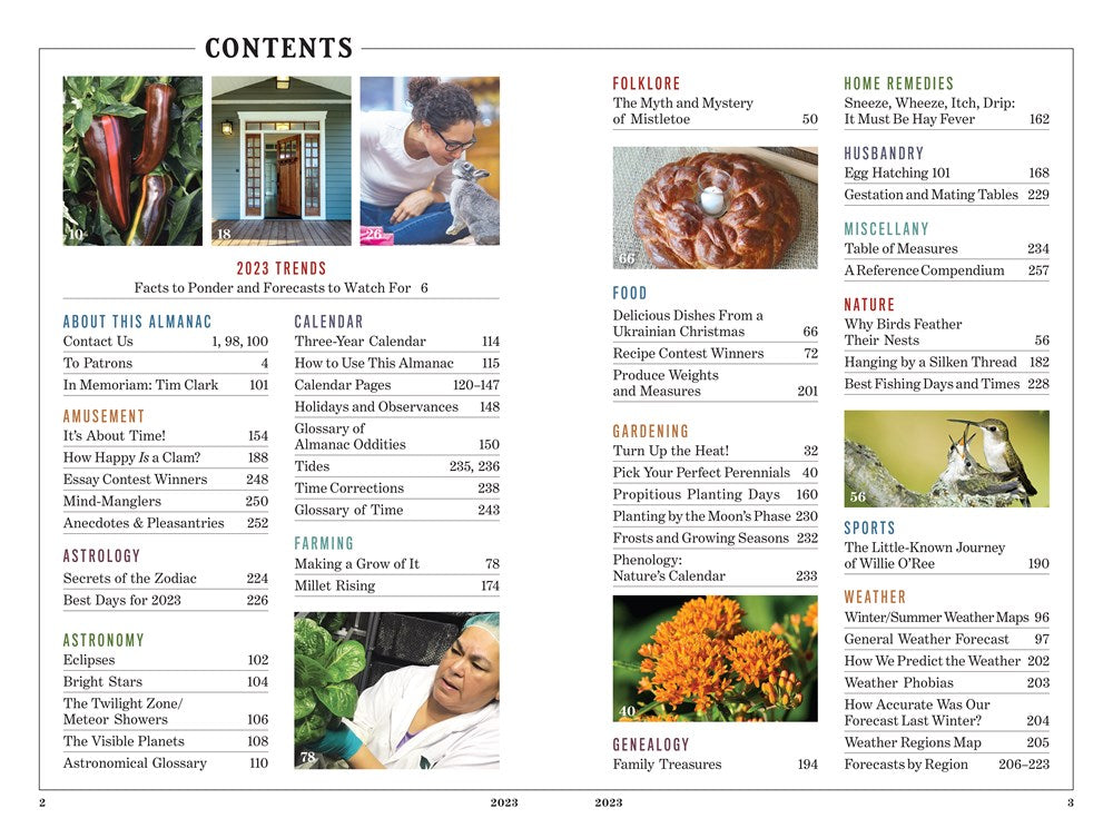The 2023 Old Farmer's Almanac Trade Edition