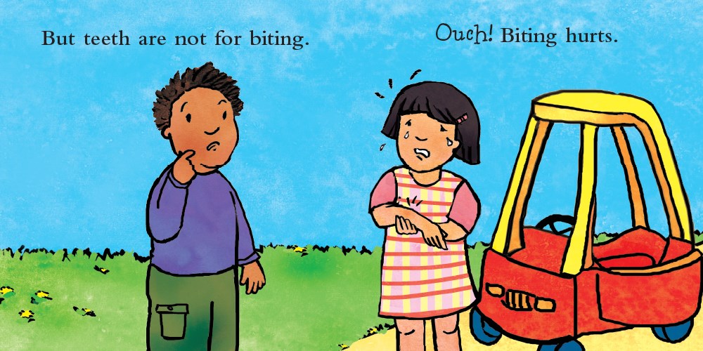 Teeth Are Not for Biting Board Book