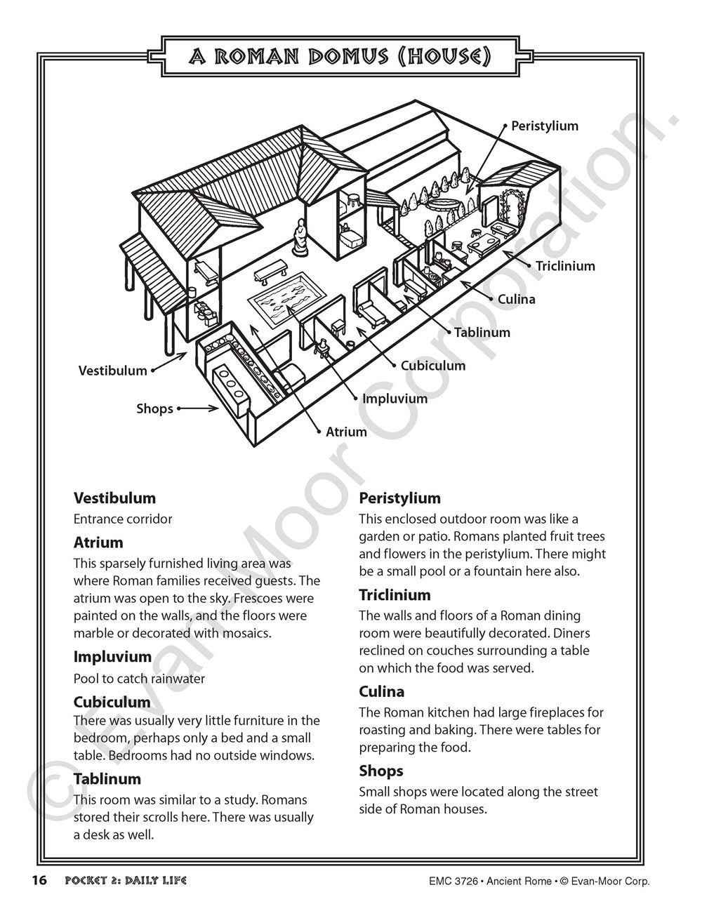 History Pockets: Ancient Rome, Grade 4 - 6 Teacher Resource