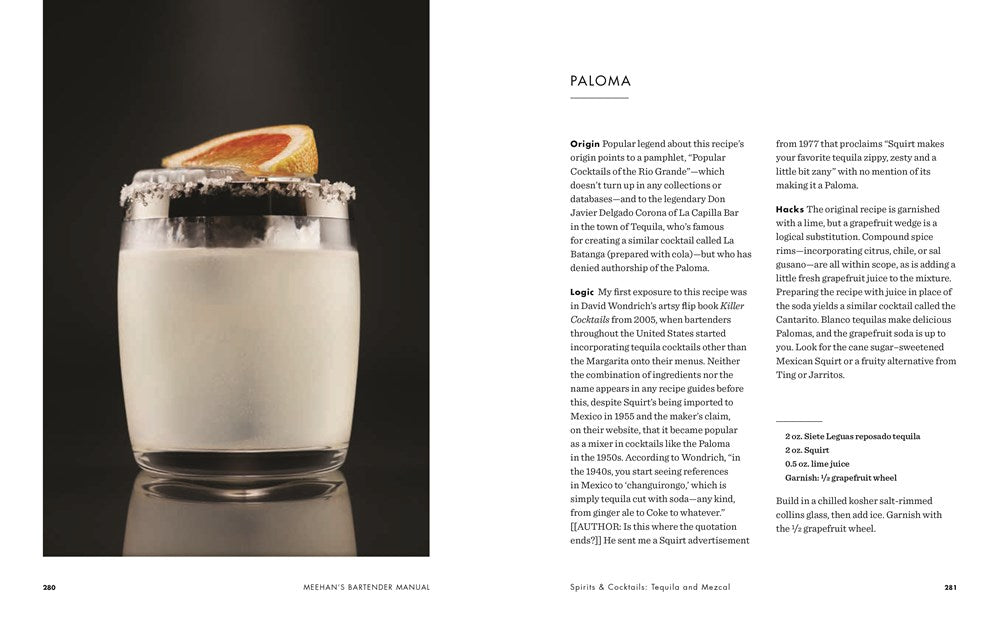 Meehan's Bartender Manual: [A Cocktail Reference and Recipe Book]