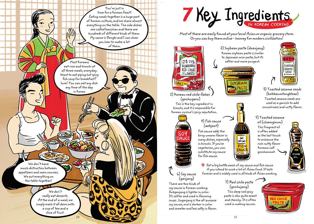Cook Korean!: A Comic Book with Recipes [A Cookbook]