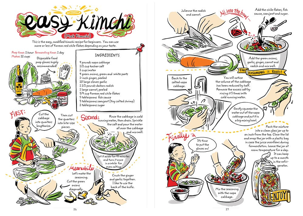 Cook Korean!: A Comic Book with Recipes [A Cookbook]
