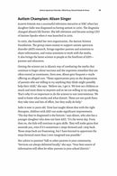 Autism Spectrum Disorder