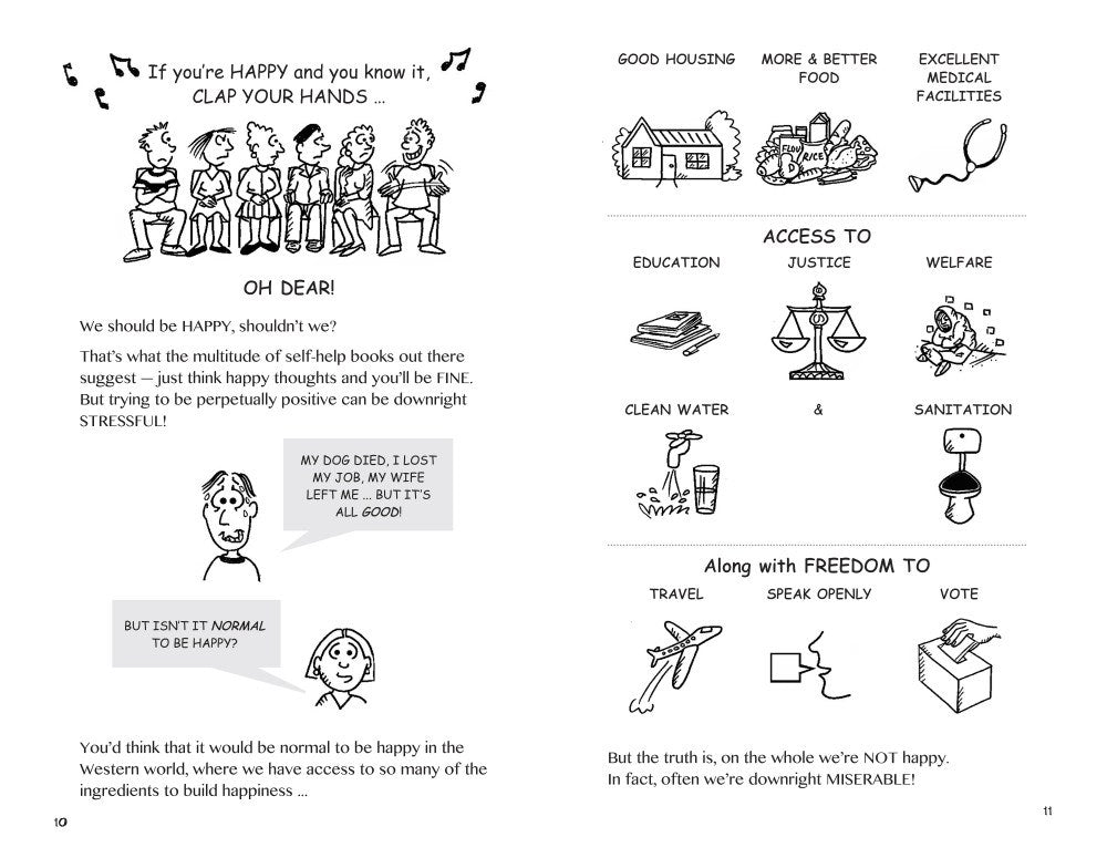 The Illustrated Happiness Trap: How to Stop Struggling and Start Living