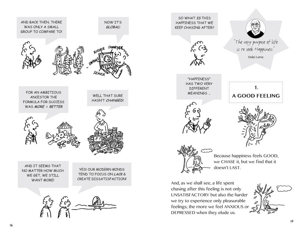 The Illustrated Happiness Trap: How to Stop Struggling and Start Living
