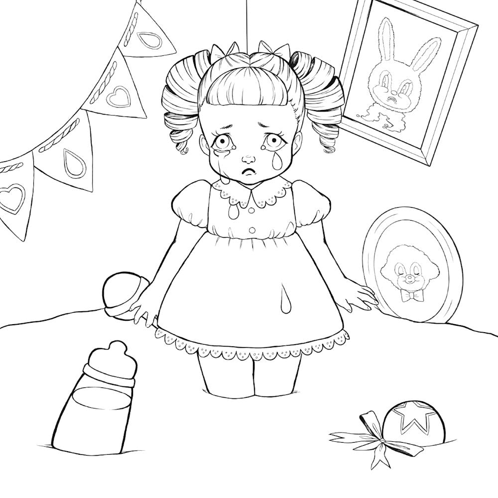Cry Baby Coloring Book