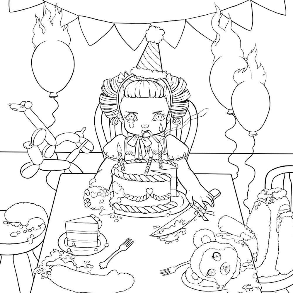 Cry Baby Coloring Book