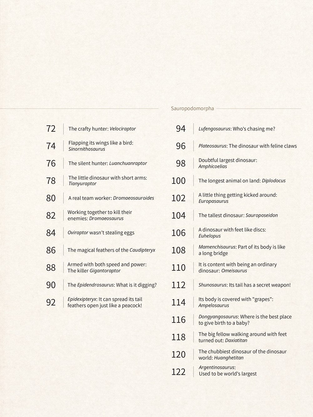 The Secrets of Dinosaurs