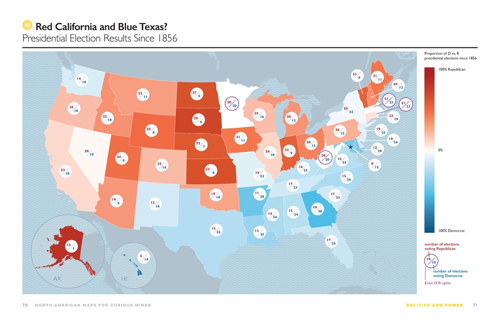 North American Maps for Curious Minds