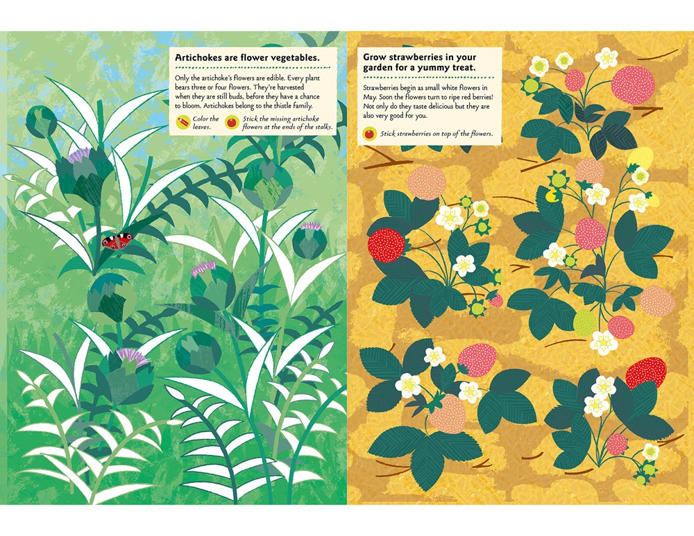 In the Vegetable Garden: My Nature Sticker Activity Book (Ages 5 and up, with 102 stickers, 24 activities, and 1 quiz)