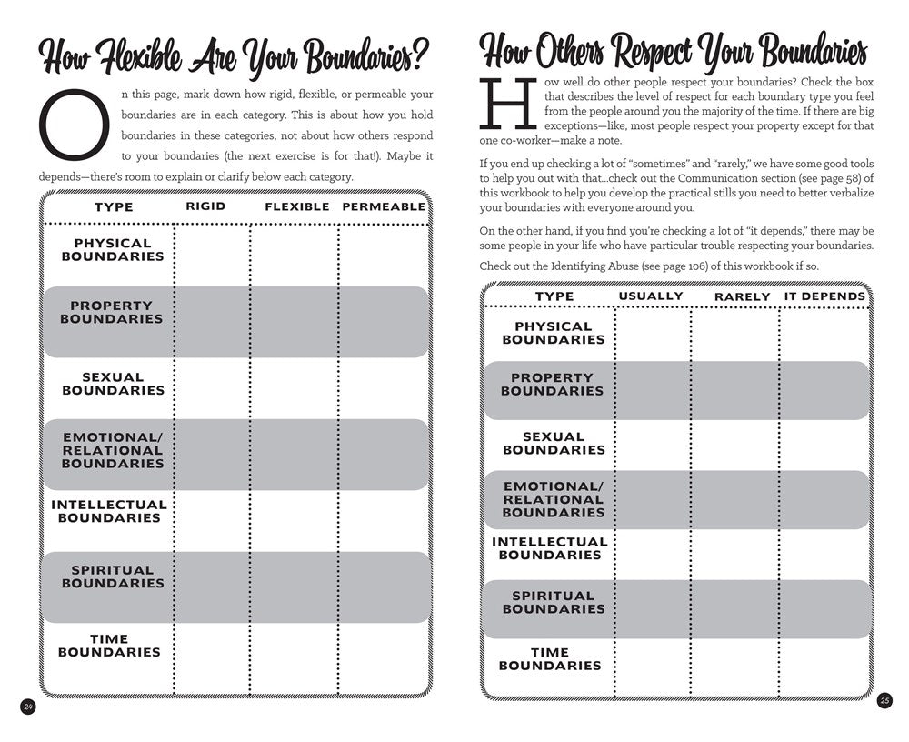 Unfuck Your Boundaries Workbook