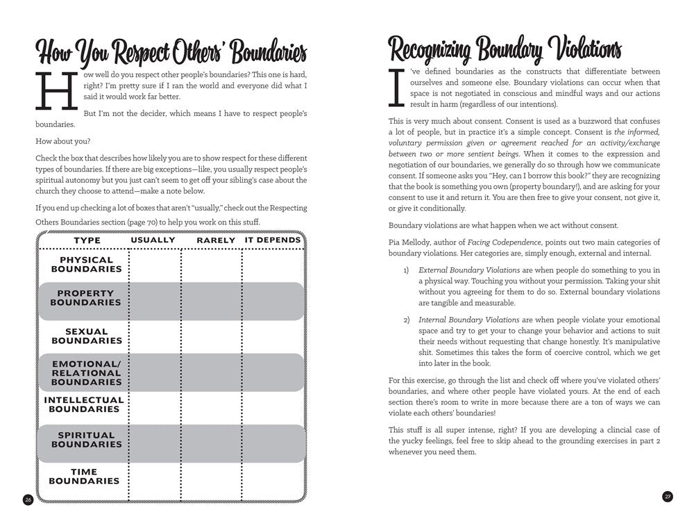 Unfuck Your Boundaries Workbook