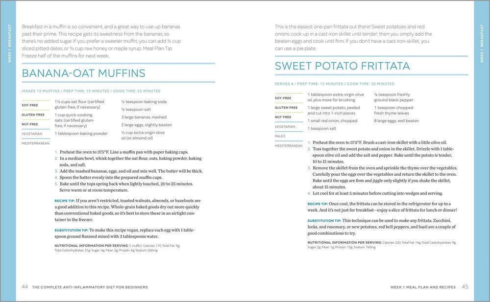 The Complete Anti-Inflammatory Diet for Beginners: A No-Stress Meal Plan with Easy Recipes to Heal the Immune System