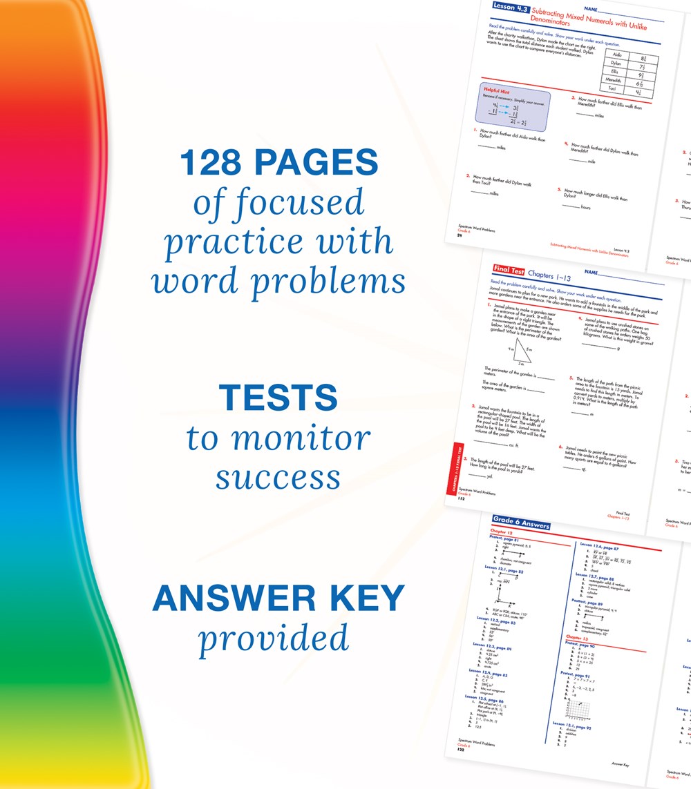Word Problems, Grade 6