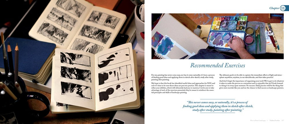 How to Paint Landscapes Quickly and Beautifully in Watercolor and Gouache