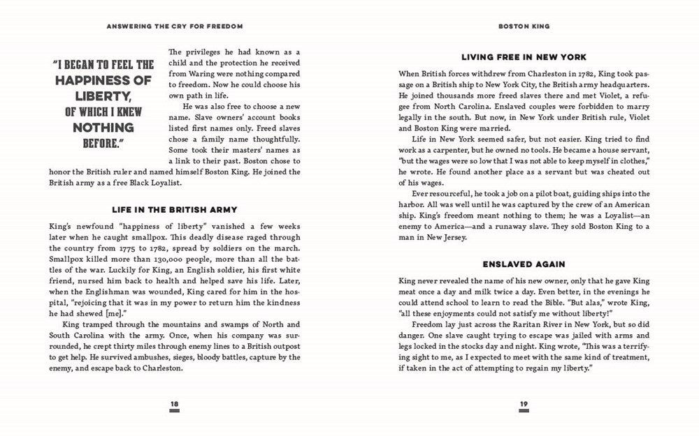 Answering the Cry for Freedom