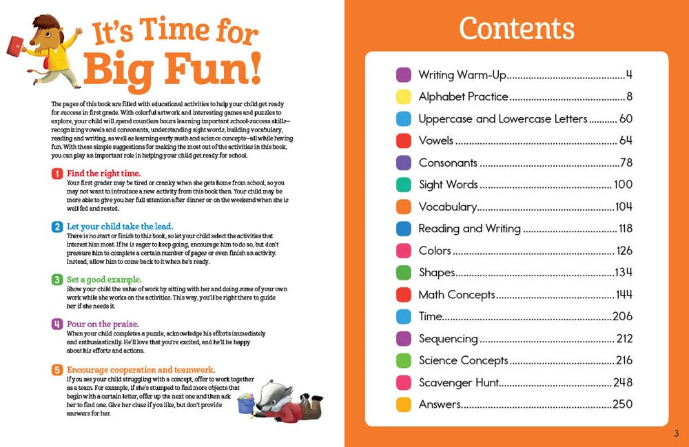 First Grade Big Fun Workbook: Build skills and confidence through puzzles and early learning activities!