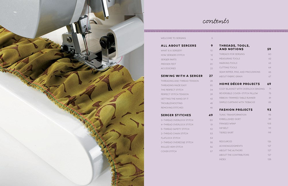 First Time Sewing with a Serger