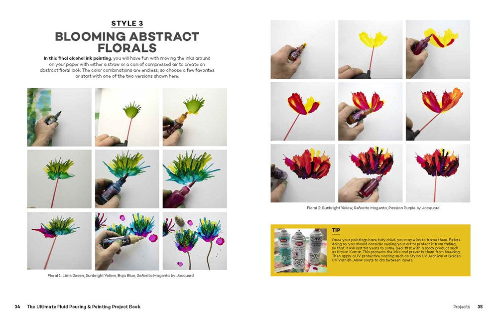 The Ultimate Fluid Pouring & Painting Project Book