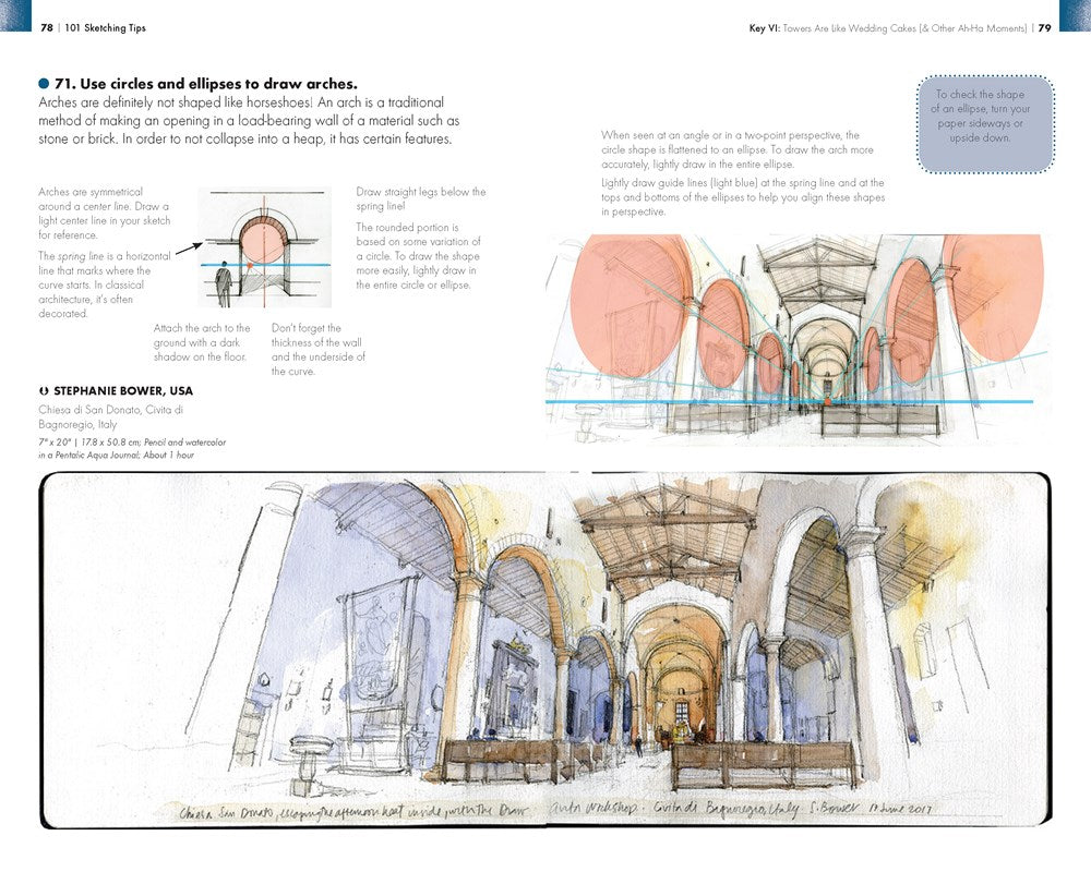 The Urban Sketching Handbook 101 Sketching Tips
