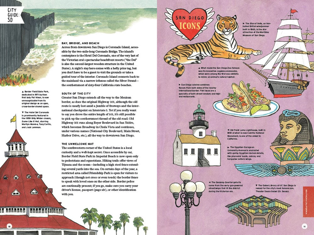 The Best Coast: A Road Trip Atlas : Illustrated Adventures along the West Coasts Historic Highways (Travel Guide to Washington, Oregon, California & PCH)