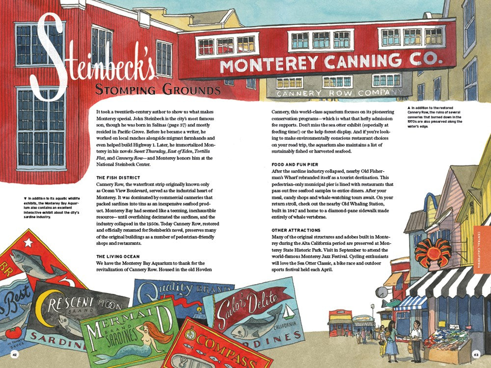 The Best Coast: A Road Trip Atlas : Illustrated Adventures along the West Coasts Historic Highways (Travel Guide to Washington, Oregon, California & PCH)