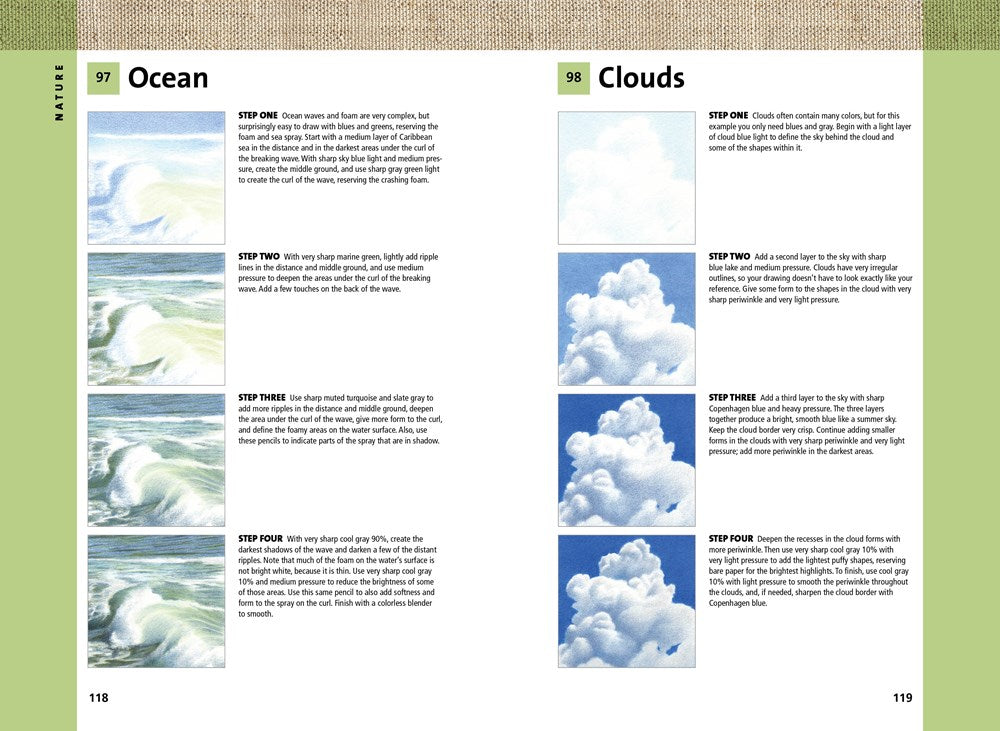 101 Textures in Colored Pencil