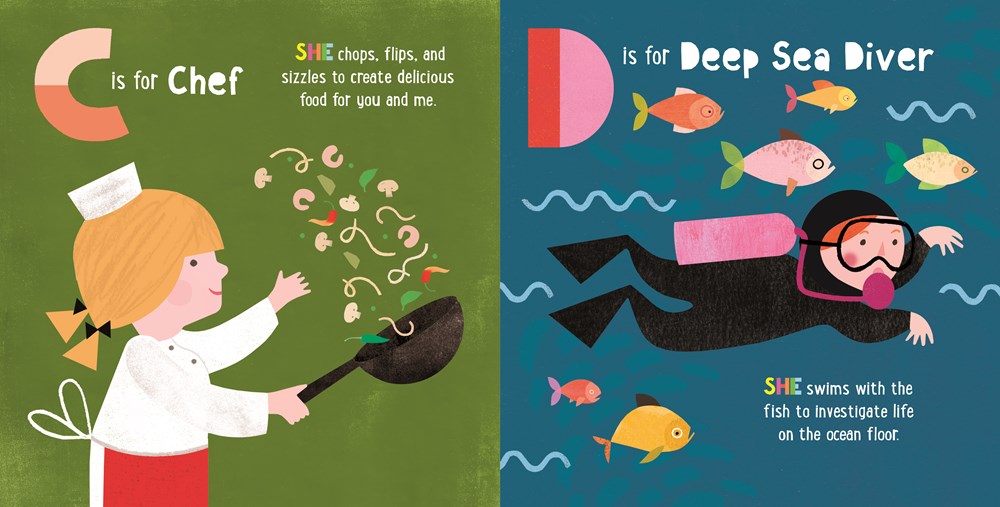 ABC for Me: ABC What Can She Be? : Girls can be anything they want to be, from A to Z