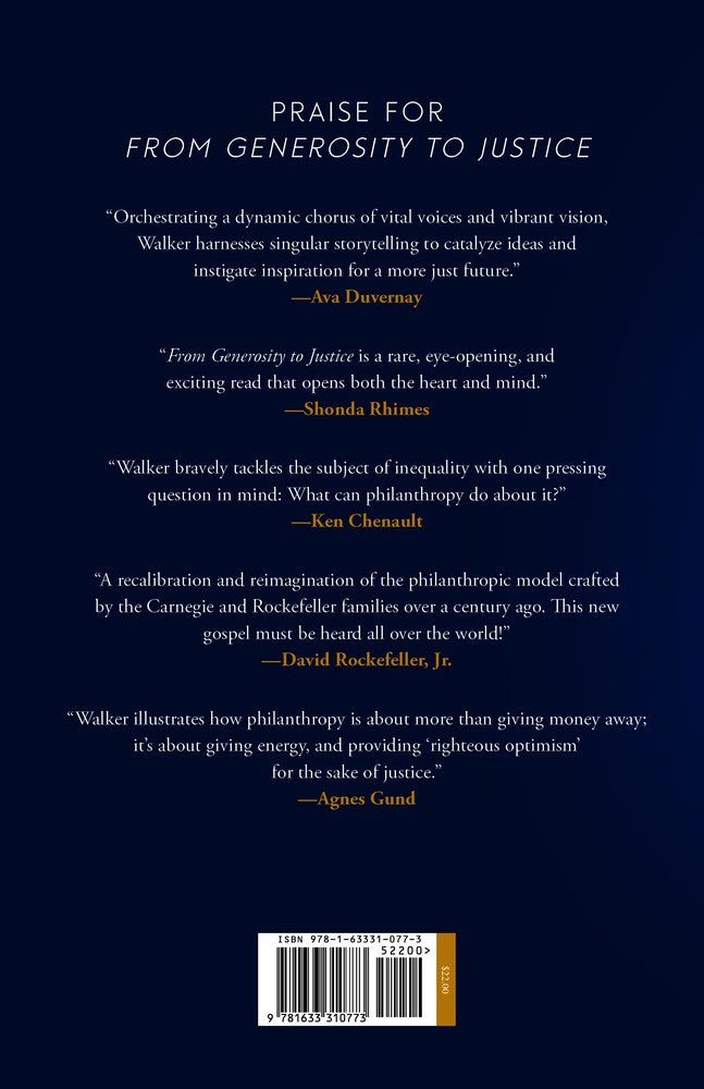 From Generosity to Justice: A New Gospel of Wealth