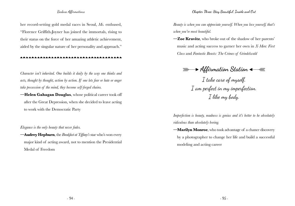 Badass Affirmations: The Wit and Wisdom of Wild Women (Inspirational Quotes for Women, Book Gift for Women, Powerful Affirmations)