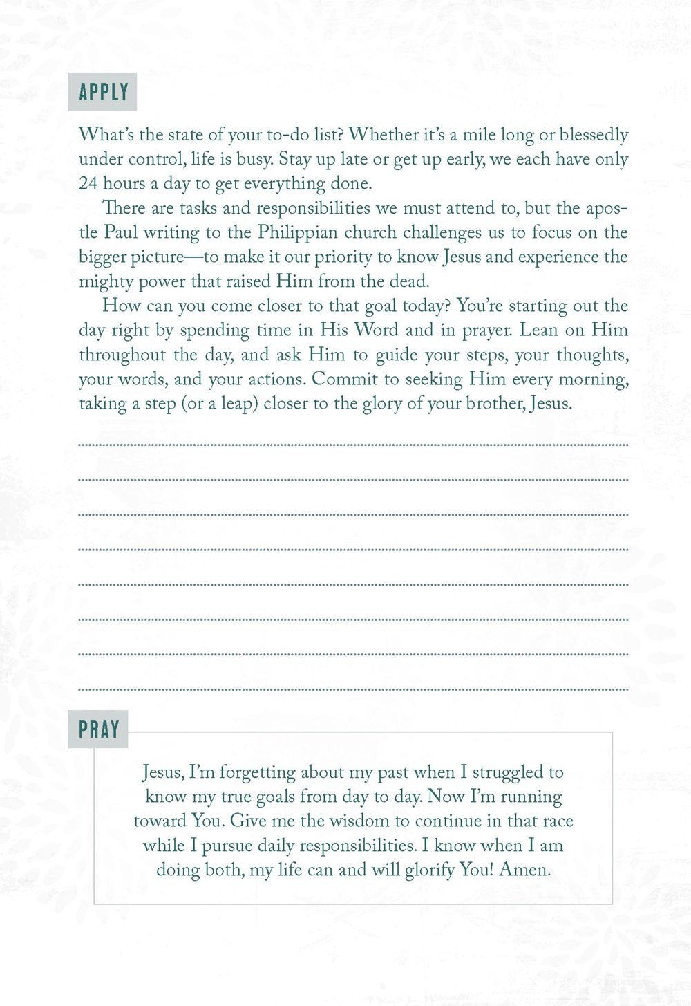 The 5-Minute Bible Study Journal for Women: Mornings in God's Word