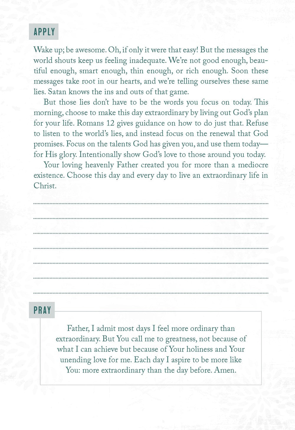 The 5-Minute Bible Study Journal for Women: Mornings in God's Word