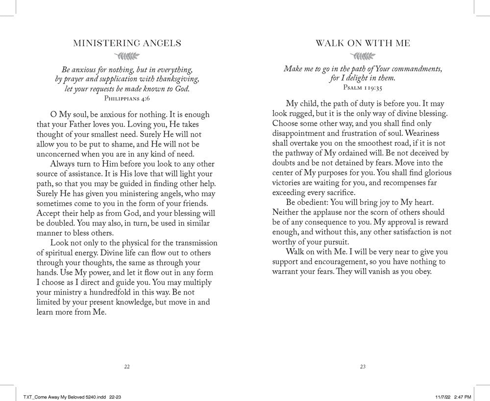 Come Away My Beloved Updated