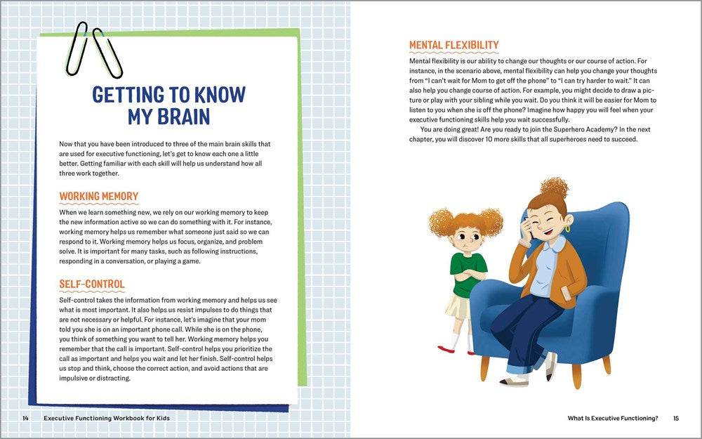 Executive Functioning Workbook for Kids