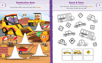 Preschool Activity Book Trucks, Cars, and Airplanes