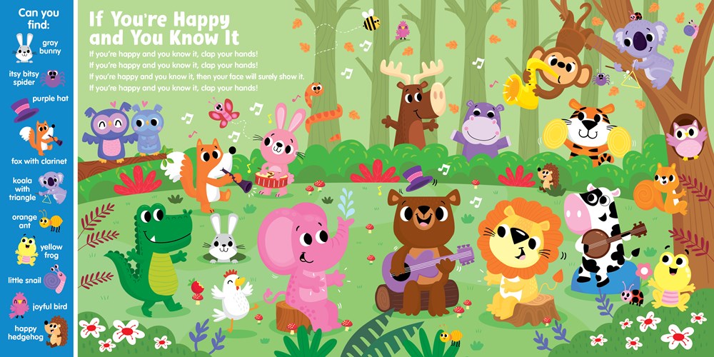 Search & Find Nursery Rhymes (6-Button Sound Book)