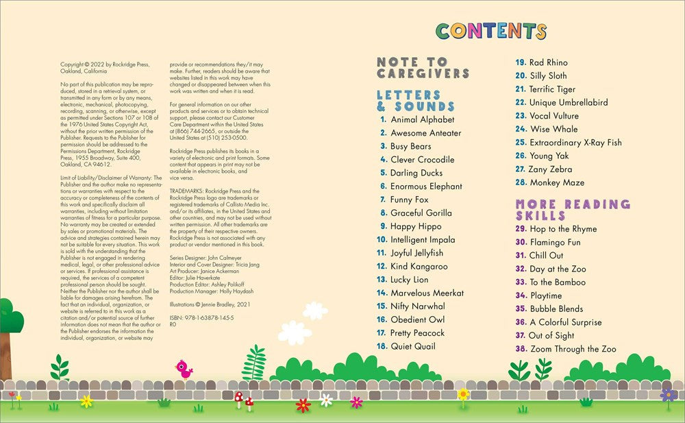 Kindergarten Activity Book: Zoo Animals