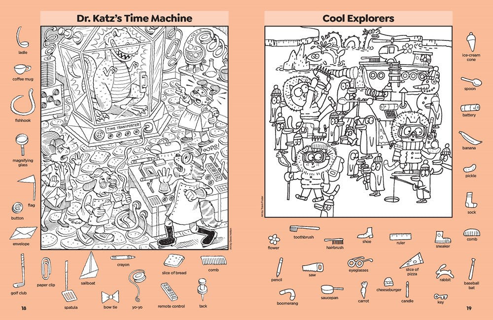 Cute Cat and Dog Puzzles: 144-Page Activity Book for Kids with Over 1,800 Objects to Find, Search-and-Find Puzzles Featuring Cute Kittens and Puppies (Highlights Hidden Pictures)