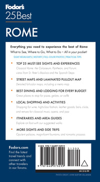 Fodor's Rome 25 Best 2021