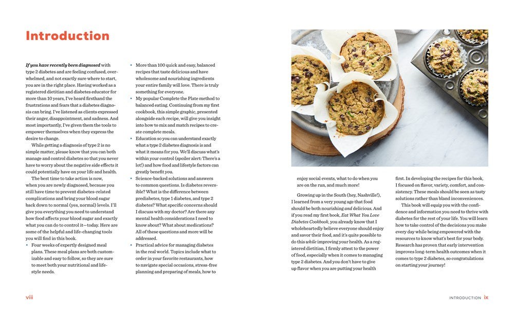 The Diabetic Cookbook and Meal Plan for the Newly Diagnosed: A 4-Week Introductory Guide to Manage Type 2 Diabetes