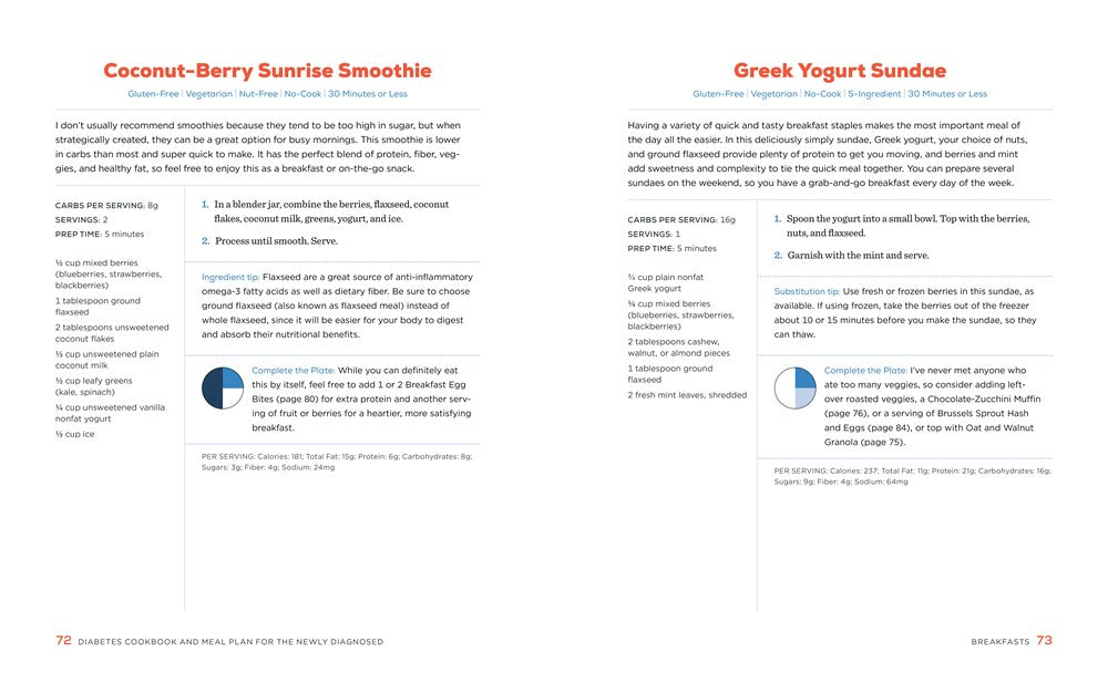 The Diabetic Cookbook and Meal Plan for the Newly Diagnosed